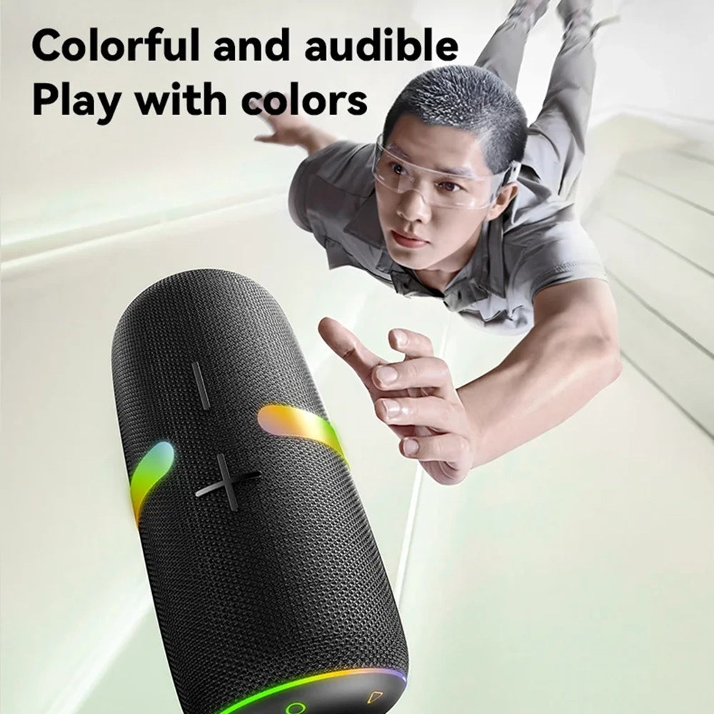 Enceinte Portable Bluetooth Yesido YSW22, 30W, RGB, Étanche, Noire