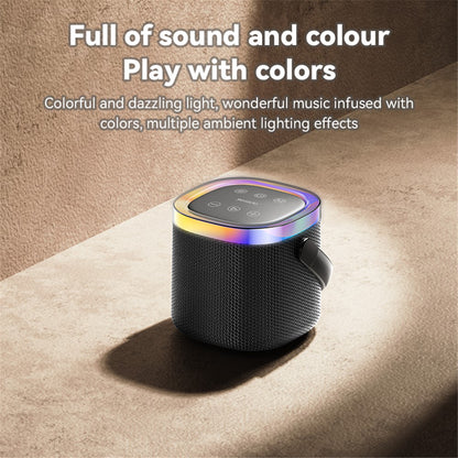 Enceinte Portable Bluetooth Yesido YSW25, 5W, RGB, Noire