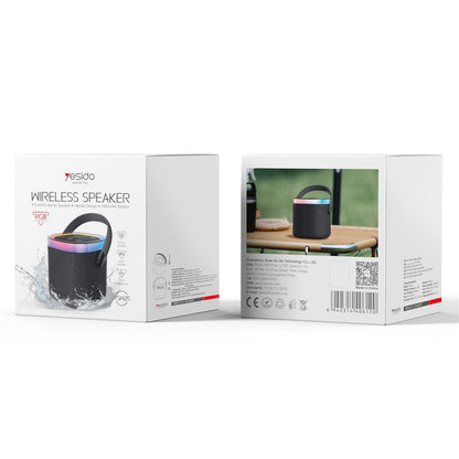 Enceinte Portable Bluetooth Yesido YSW25, 5W, RGB, Noire