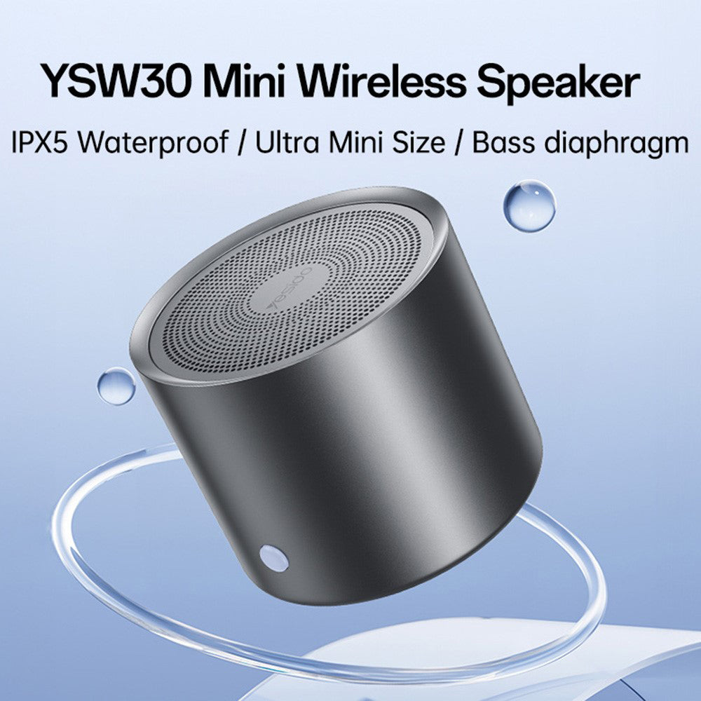 Enceinte Bluetooth Yesido YSW30, 3W, Étanche, Noire
