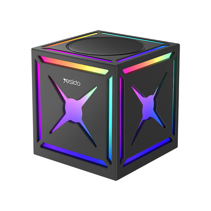 Enceinte Bluetooth Yesido YSW34, 8W, RGB, Noire