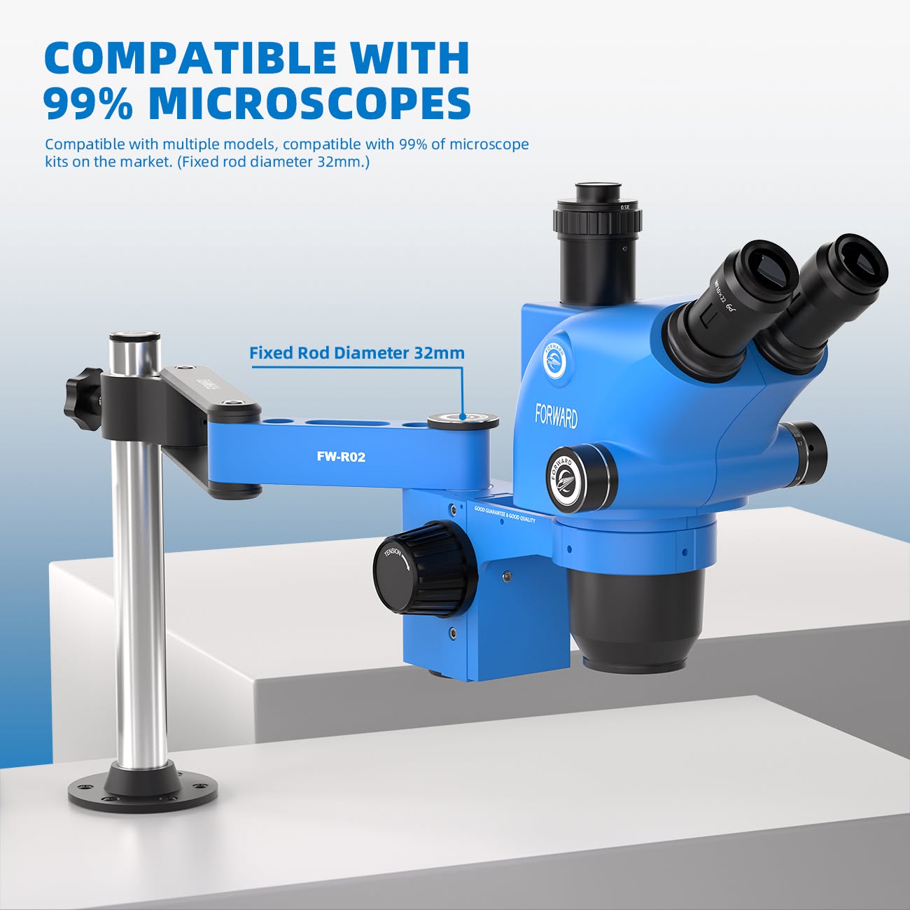 Bras Ajustable Forward FW-R02 pour Microscope