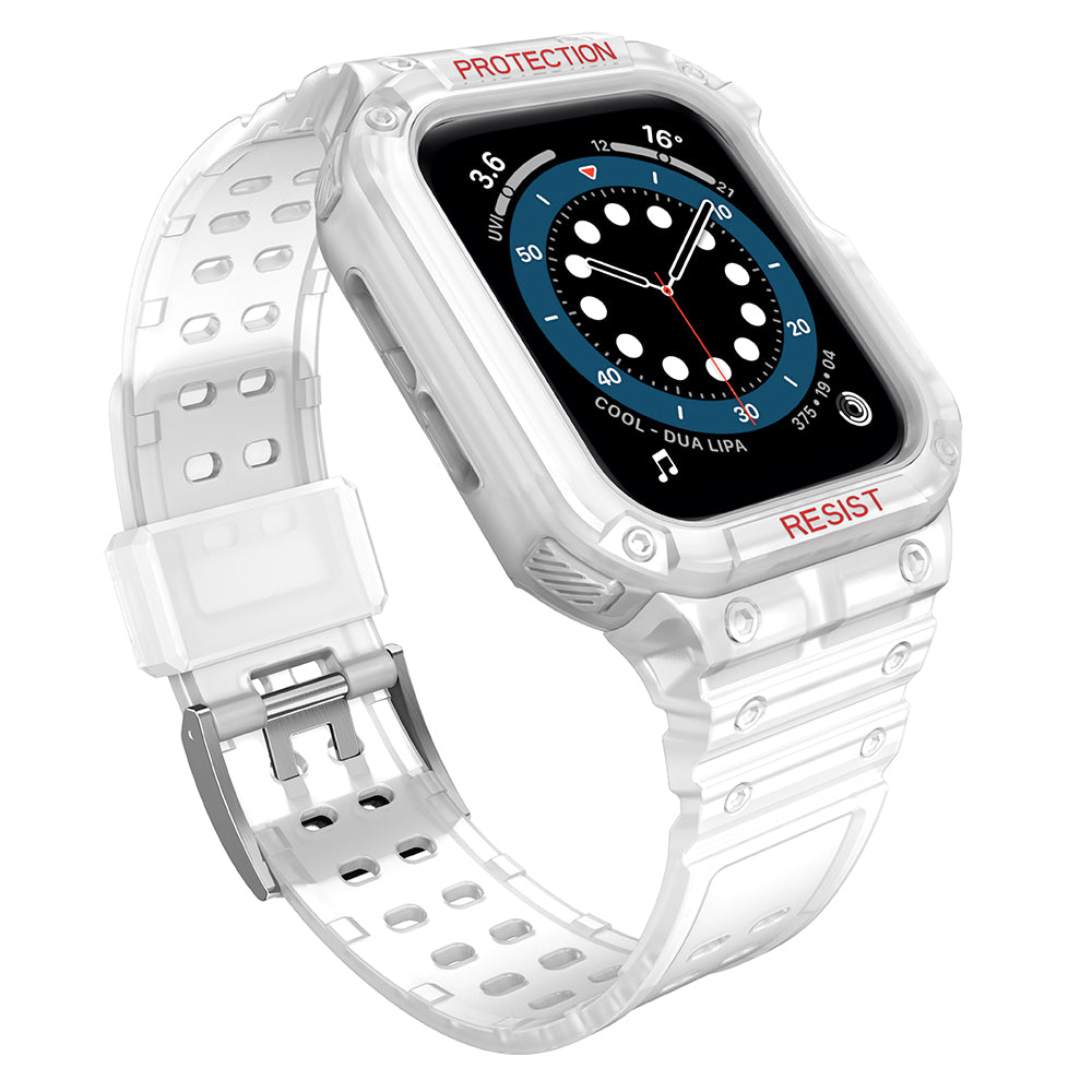 Étui blindé OEM pour Apple Watch 41mm / 40mm / 38mm Series, blanc