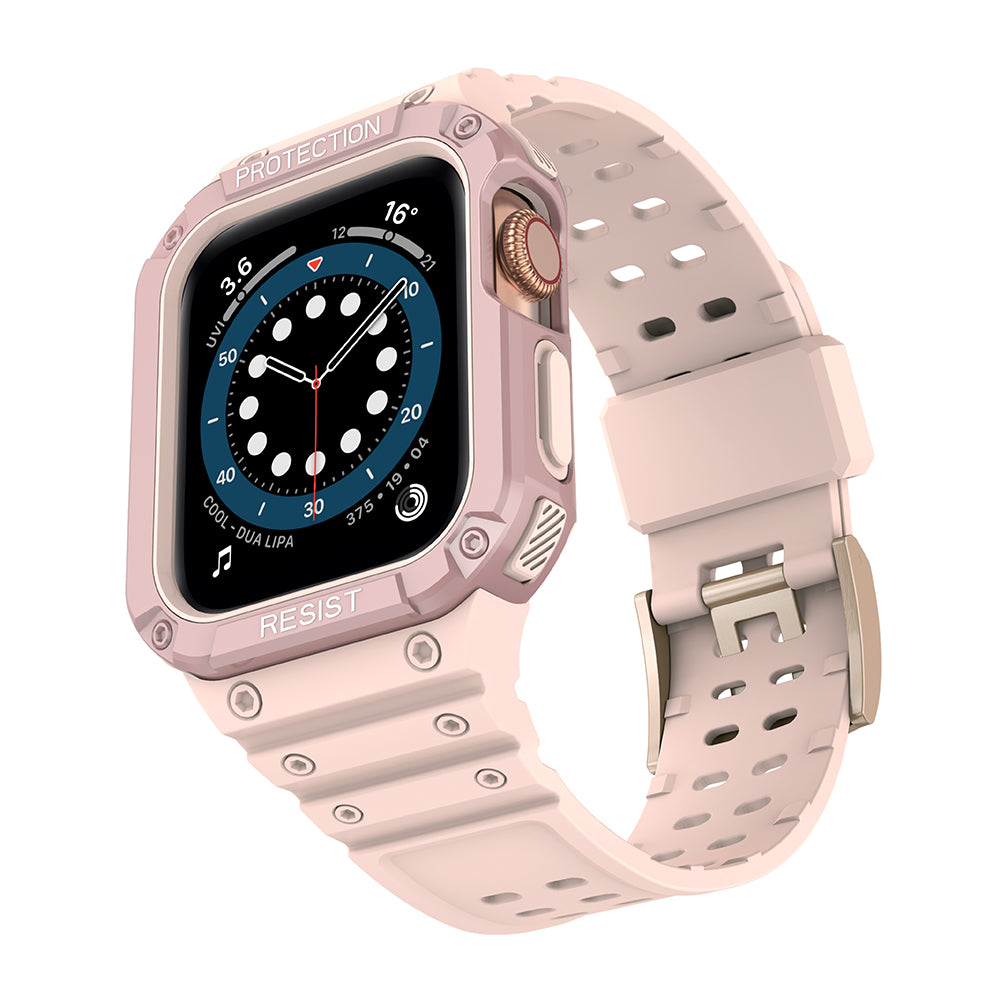 Coque blindée OEM pour Apple Watch 41mm / 40mm / 38mm Series, rose