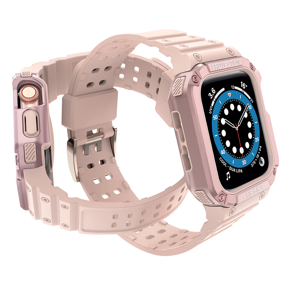 Coque blindée OEM pour Apple Watch 41mm / 40mm / 38mm Series, rose