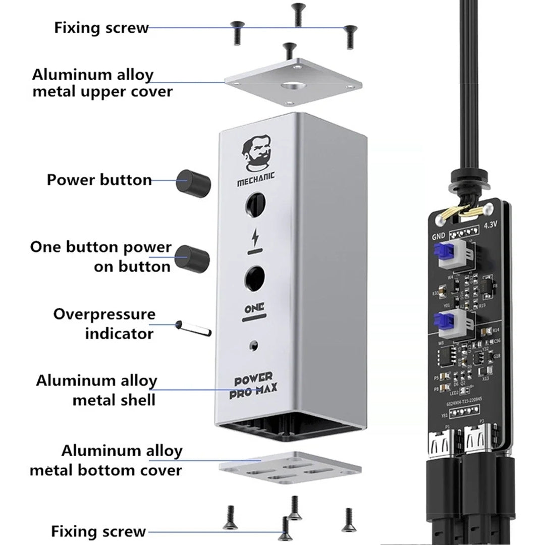 Câble d'alimentation Mechanic Power Pro Max pour Apple iPhone 6 - 13 Pro Max Series
