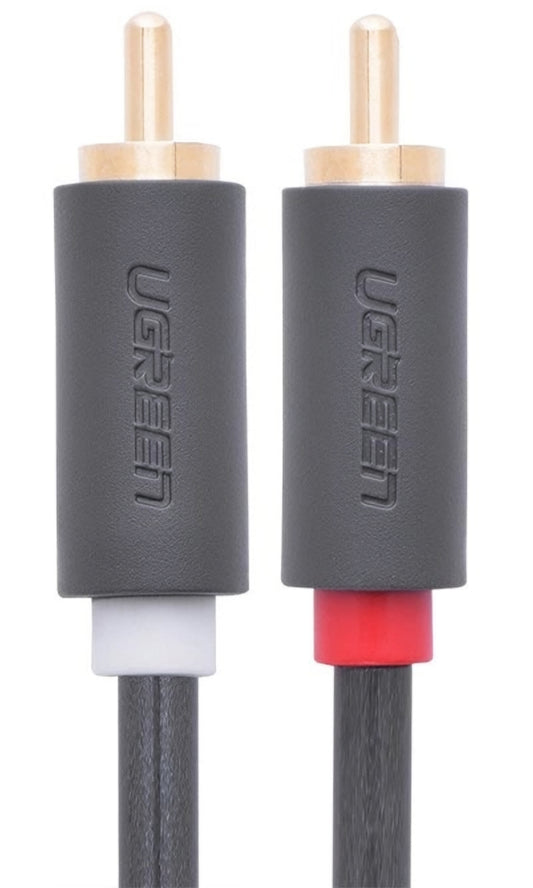Câble Audio UGREEN AV104, 2 x RCA - 2 x RCA, 5m, Noir