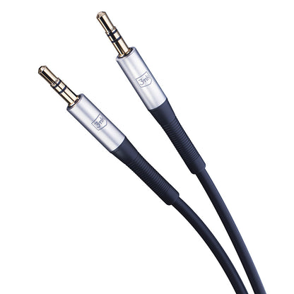 Câble Audio 3,5 mm - 3,5 mm 3MK, 1m, Noir