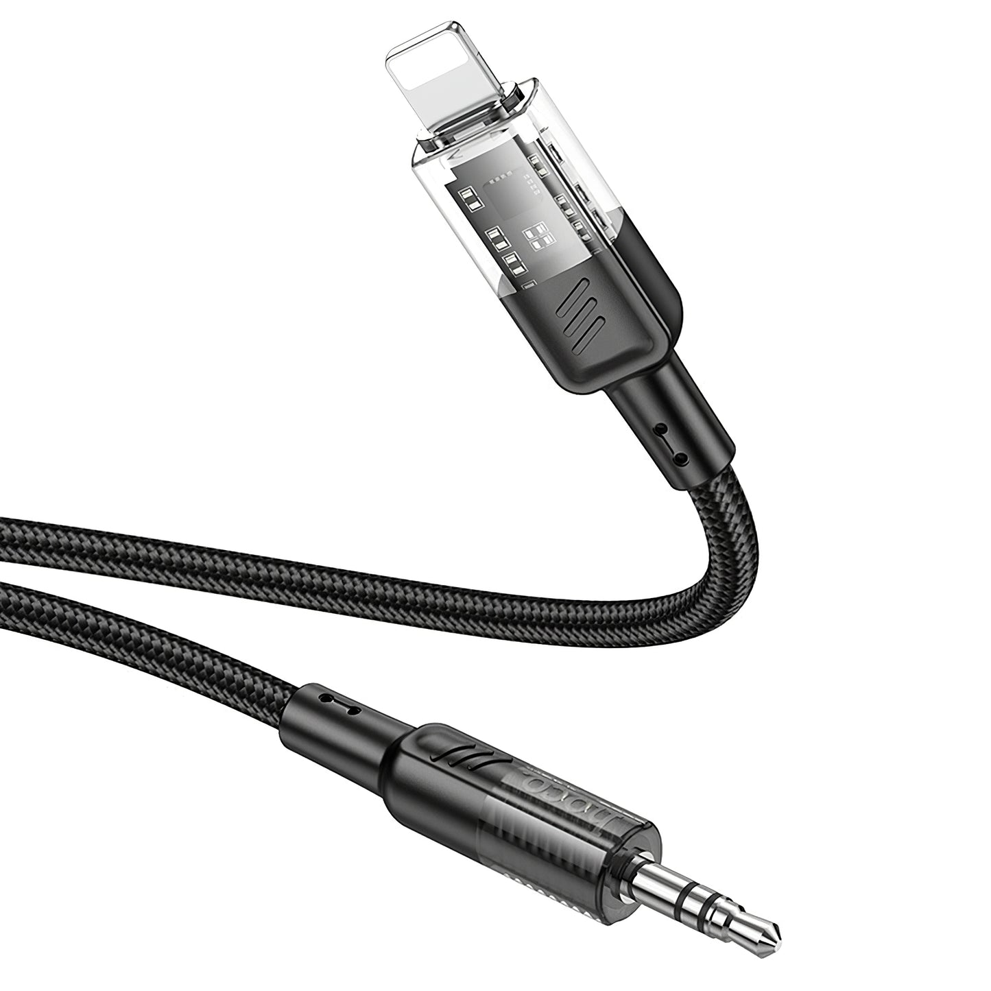 Câble Audio Lightning - 3.5mm HOCO UPA27, 1.2m, Noir