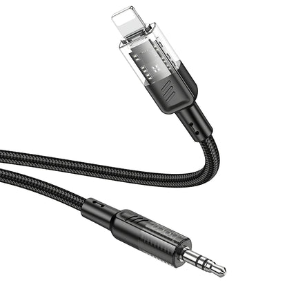 Câble Audio Lightning - 3.5mm HOCO UPA27, 1.2m, Noir