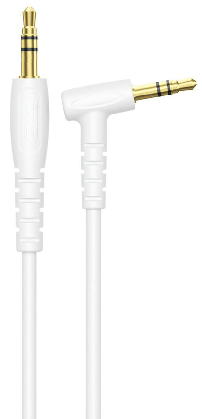 Câble Audio 3.5mm - 3.5mm XO Design NB-R272, 1m, Blanc
