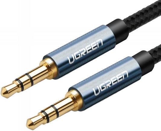 Câble Audio 3,5 mm - 3,5 mm UGREEN AV112, 2m, Bleu