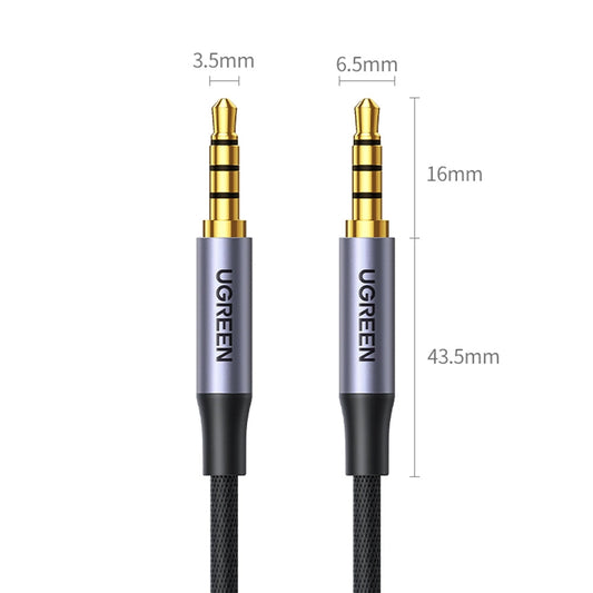 Câble audio 3.5mm - 3.5mm UGREEN AV183, 2m, Noir