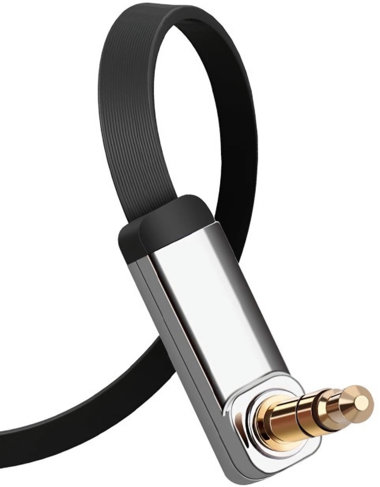Câble Audio 3.5mm - 3.5mm UGREEN AV119 Angled, 2m, Noir