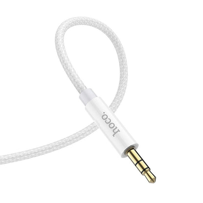 Câble audio 3.5mm - 3.5mm HOCO UPA19, 1m, Argent 