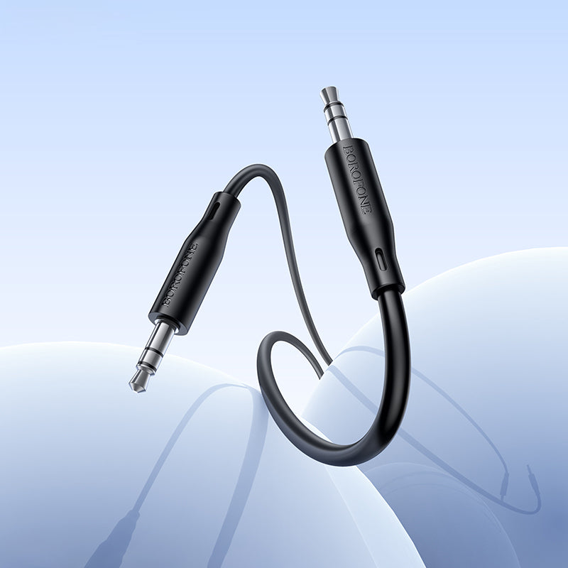 Câble Audio 3,5 mm - 3,5 mm Borofone BL26 Standard, 1 m, Noir