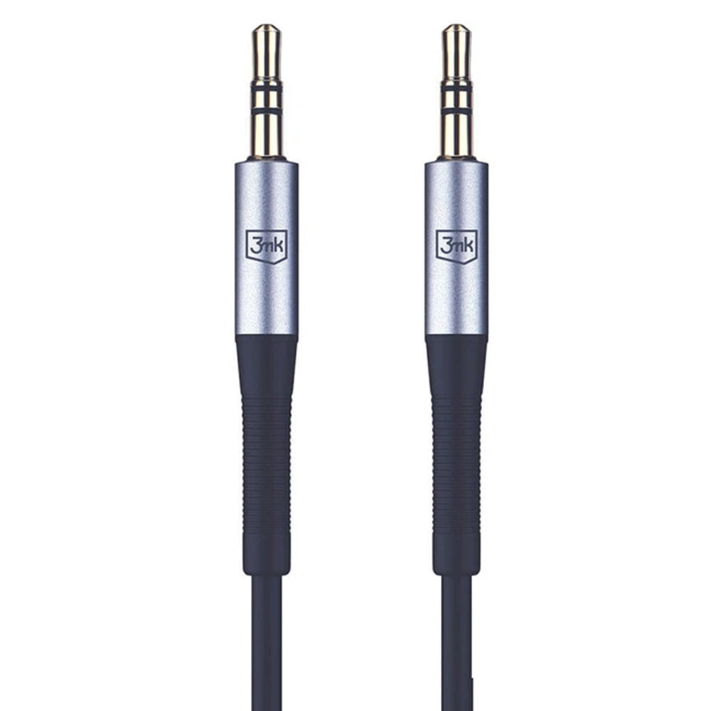 Câble Audio 3,5 mm - 3,5 mm 3MK, 1m, Noir
