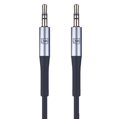 Câble Audio 3,5 mm - 3,5 mm 3MK, 1m, Noir