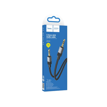 Câble Audio 3.5mm - 3.5mm HOCO UPA32, 1m, Noir