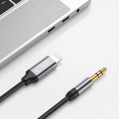 Câble Audio Lightning - 3.5mm Tech-Protect Ultraboost, 1m, Noir