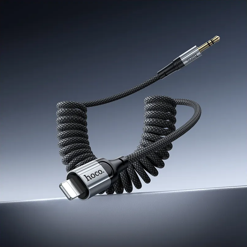 Câble Audio Lightning - 3.5mm HOCO UPA33A, 1.5m, Noir