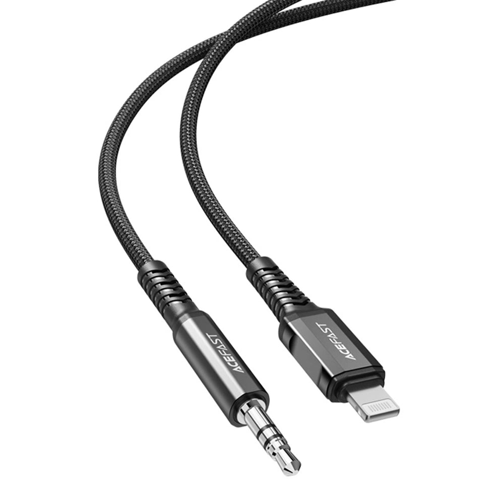 Câble Audio Lightning - 3.5mm Acefast C1-06, 1.2m, Noir