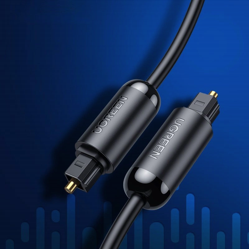 UGREEN AV122 Optical Audio Cable, Toslink / SPDIF, 1.5m, Black