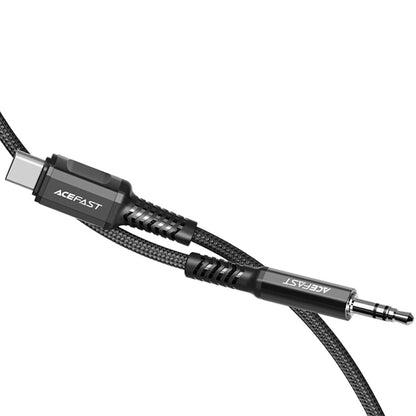 Câble Audio USB-C - 3.5mm Acefast C1-08, 1.2m, Noir