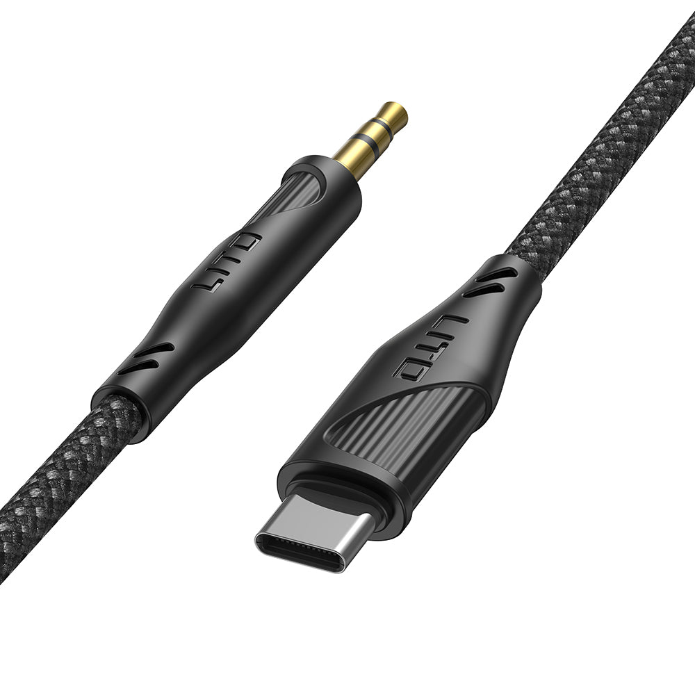 Câble Audio USB-C - 3.5mm Lito LA02, 1m, Noir