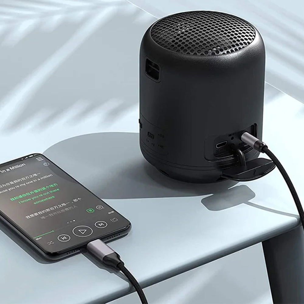 Câble Audio USB-C - 3.5mm Techsuit AC9 SoundShell, 1.5m, Gris