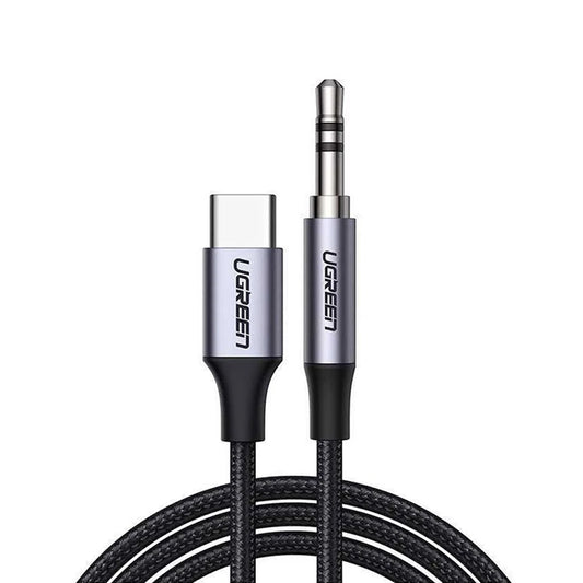 Câble Audio USB-C - 3,5 mm UGREEN CM450 (20192), 1m, Gris