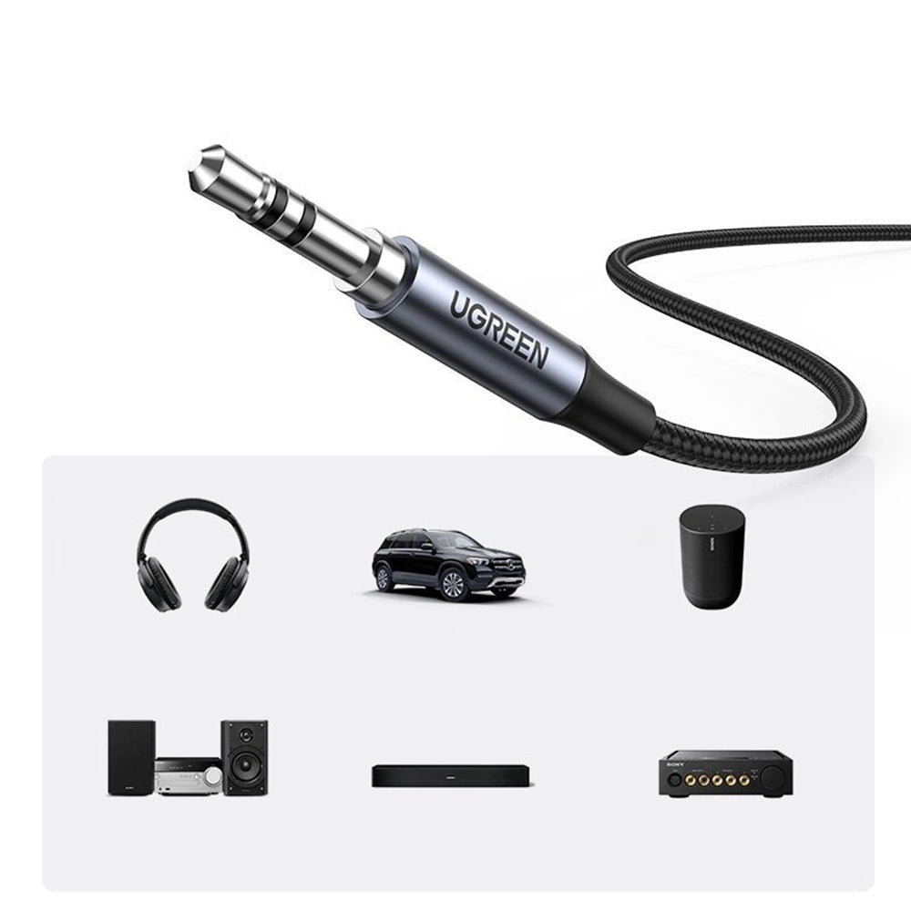 Câble Audio USB-C - 3,5 mm UGREEN CM450 (20192), 1m, Gris