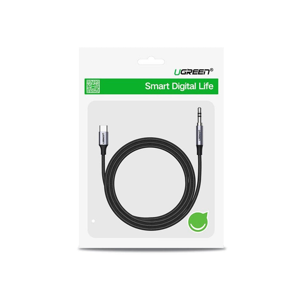 Câble Audio USB-C - 3,5 mm UGREEN CM450 (20192), 1m, Gris
