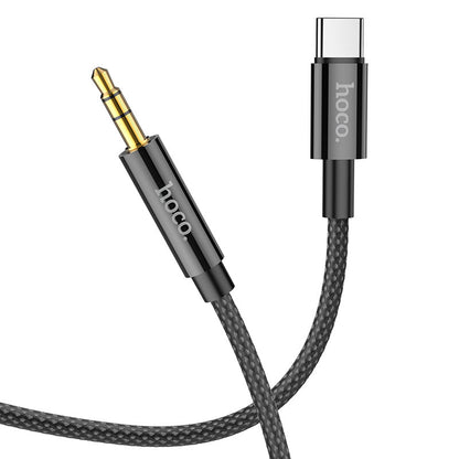 Câble Audio USB-C - 3.5mm HOCO UPA19, 1m, Noir