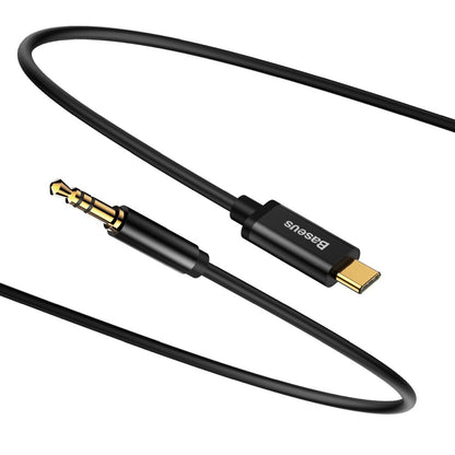 Câble audio USB-C - 3,5 mm Baseus Yiven Yiven M01, 1,2 m, noir CAM01-01