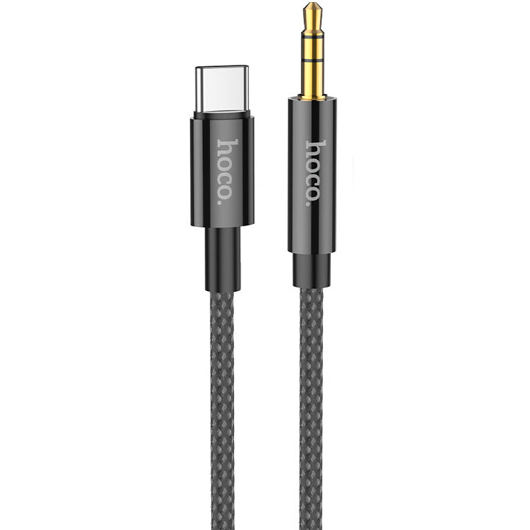Câble Audio USB-C - 3.5mm HOCO UPA19, 1m, Noir