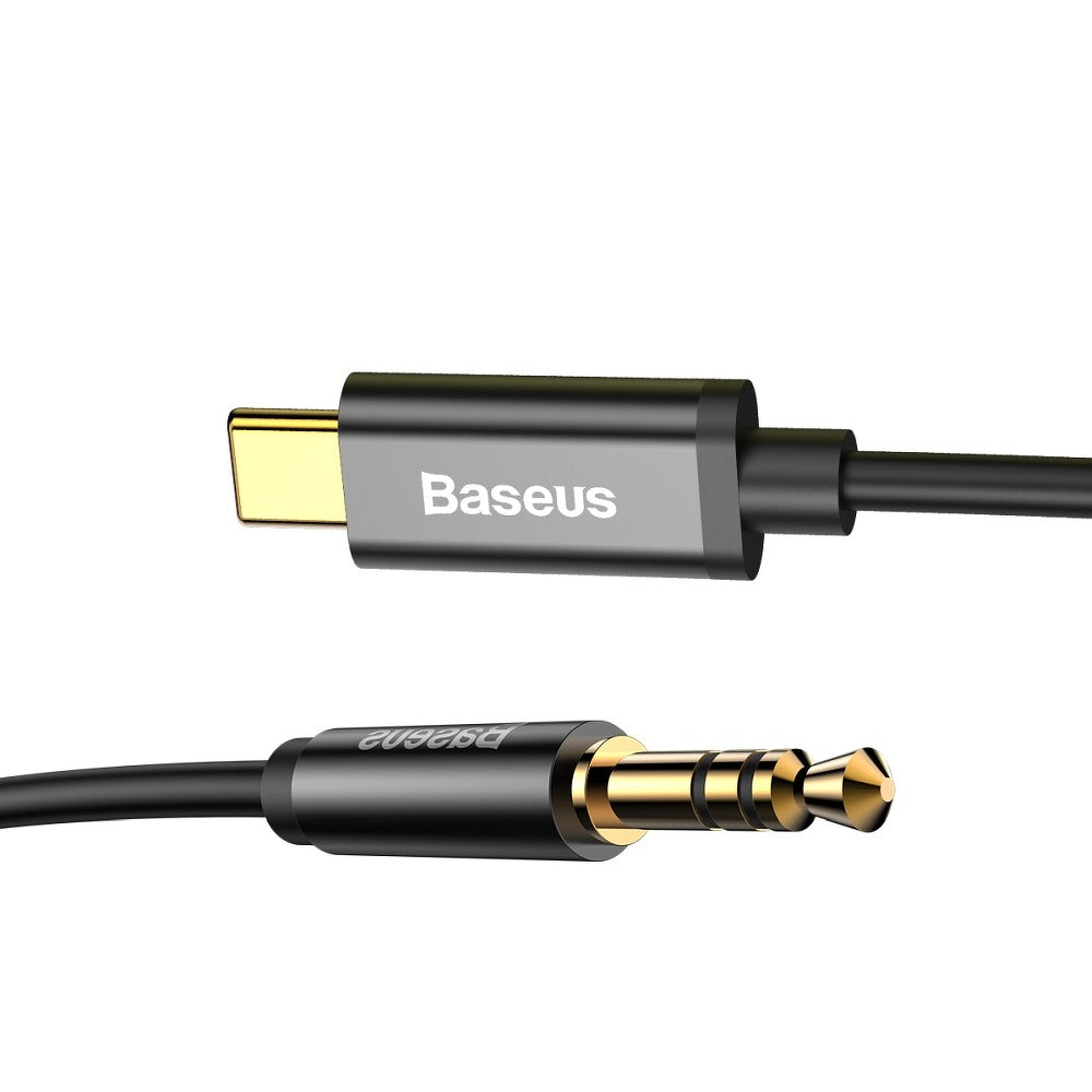 Câble audio USB-C - 3,5 mm Baseus Yiven Yiven M01, 1,2 m, noir CAM01-01