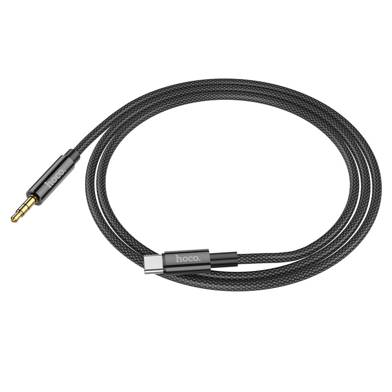 Câble Audio USB-C - 3.5mm HOCO UPA19, 1m, Noir