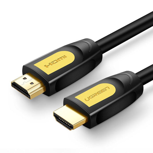 Câble Vidéo UGREEN HD101, HDMI - HDMI, 4K, 2m, Noir Jaune