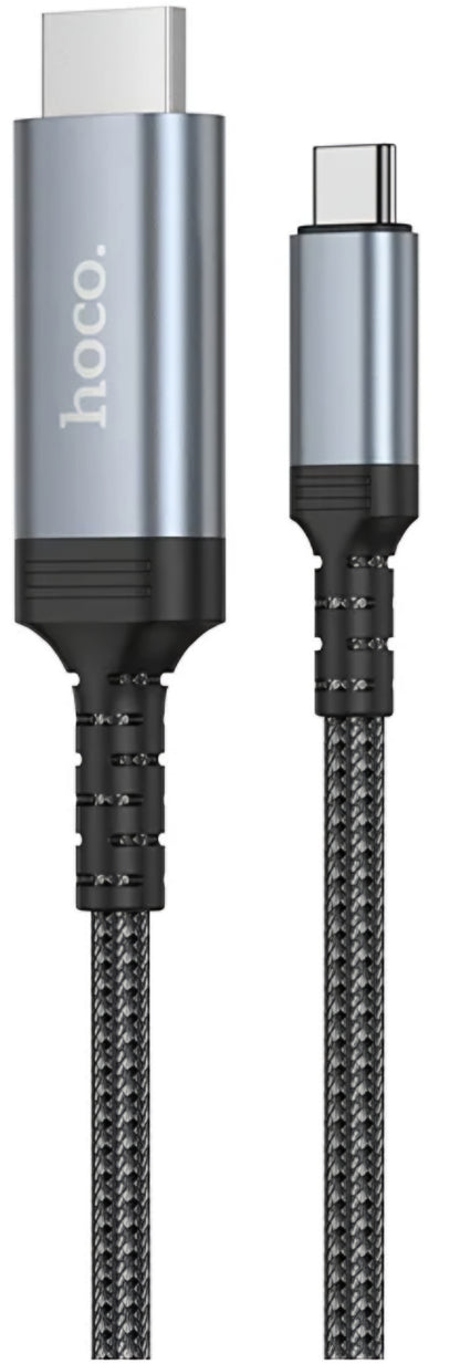 Câble Audio et Vidéo USB-C - HDMI HOCO UA43, 1.8m, Gris