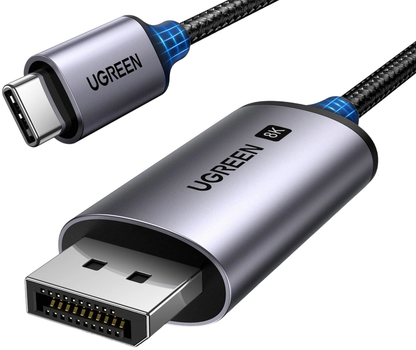 Câble Audio et Vidéo USB-C - DisplayPort UGREEN CM556 (25157), 1m, Gris