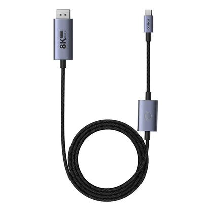 Câble audio et vidéo USB-C USB-C - DisplayPort Baseus, 8K, 1,5m, 1,5m, Noir B006337070D111-02