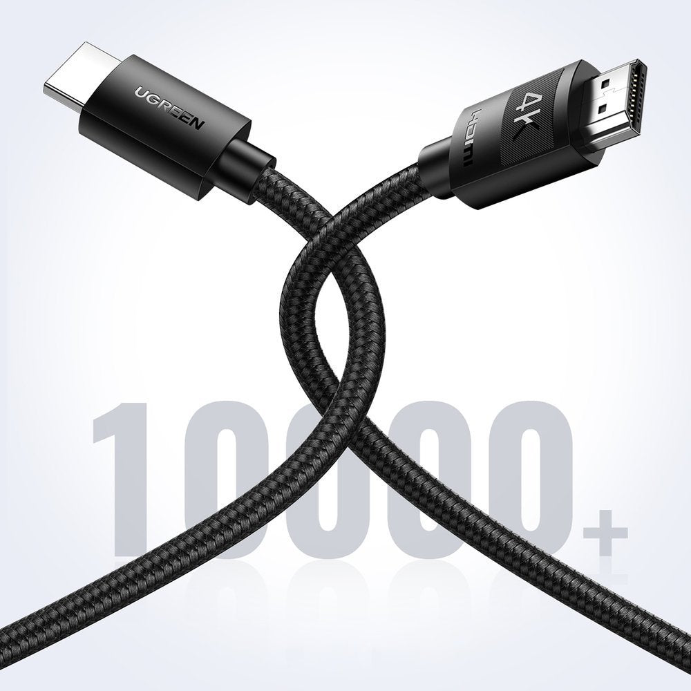 Câble vidéo UGREEN HD119, HDMI - HDMI, 4K, 1m, Noir