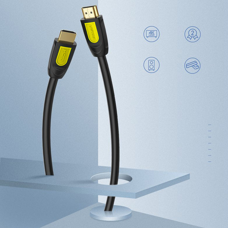 UGREEN HD101 Video Cable, HDMI - HDMI, 4K, 2m, Black Yellow