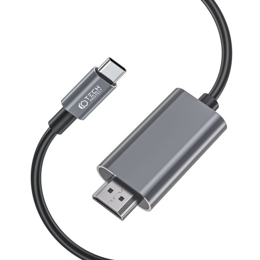 Câble audio et vidéo USB-C - HDMI Tech-Protect Ultraboost, 2m, noir 