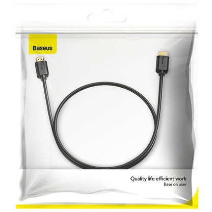 Câble vidéo Baseus, HDMI - HDMI, 4K, 2m, noir CAKGQ-B01