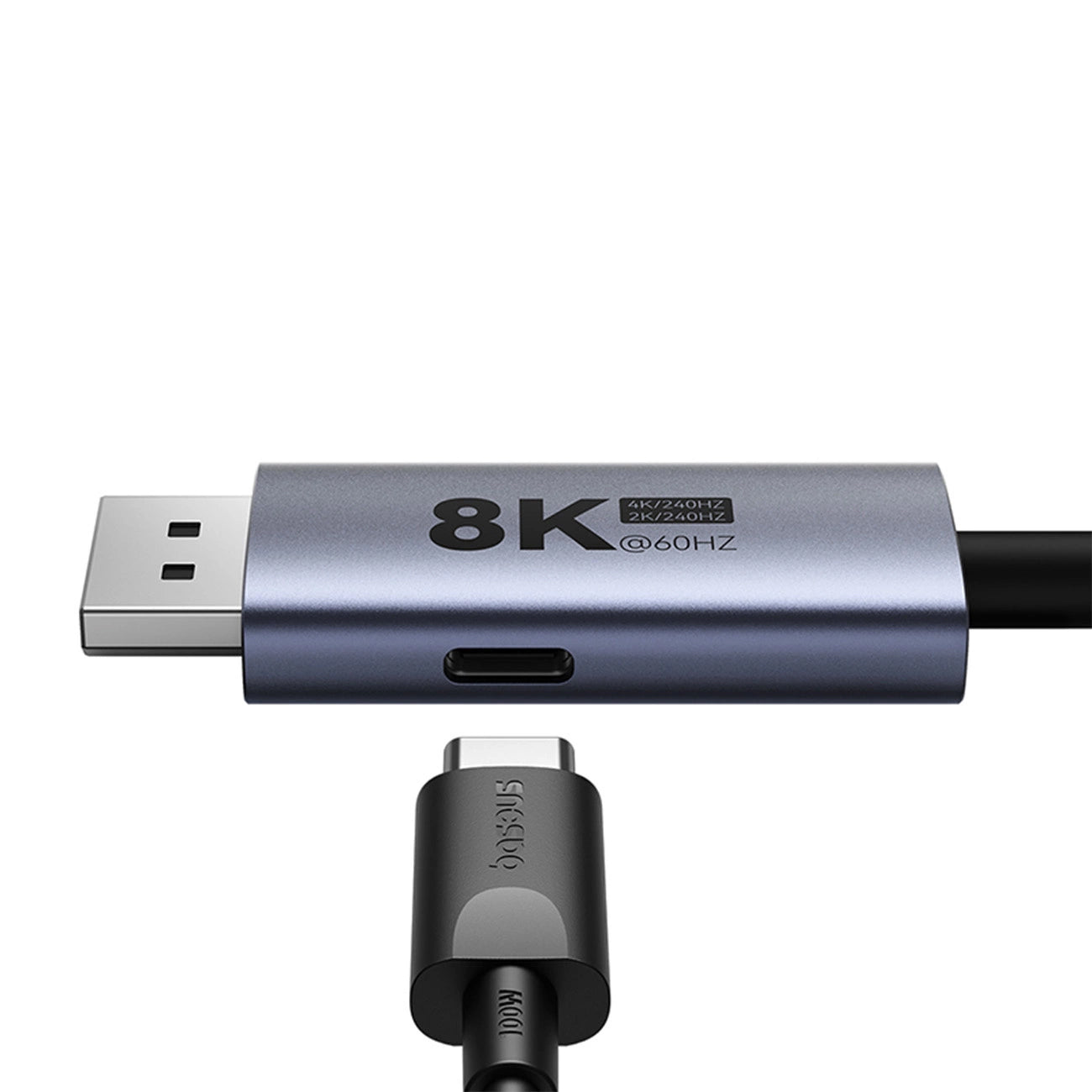 Câble audio et vidéo USB-C USB-C - DisplayPort Baseus, 8K, 1,5m, 1,5m, Noir B006337070D111-02