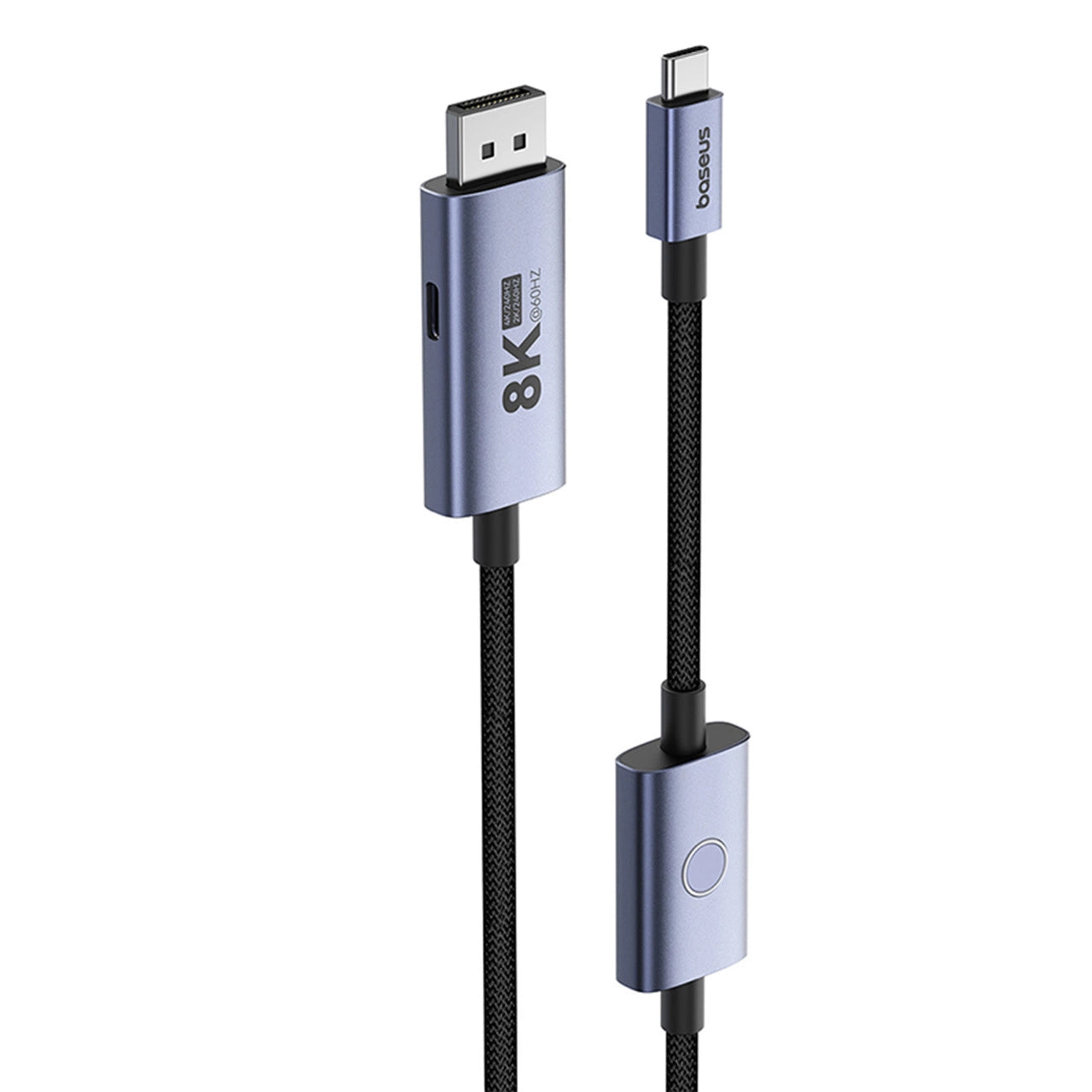 Câble audio et vidéo USB-C USB-C - DisplayPort Baseus, 8K, 1,5m, 1,5m, Noir B006337070D111-02