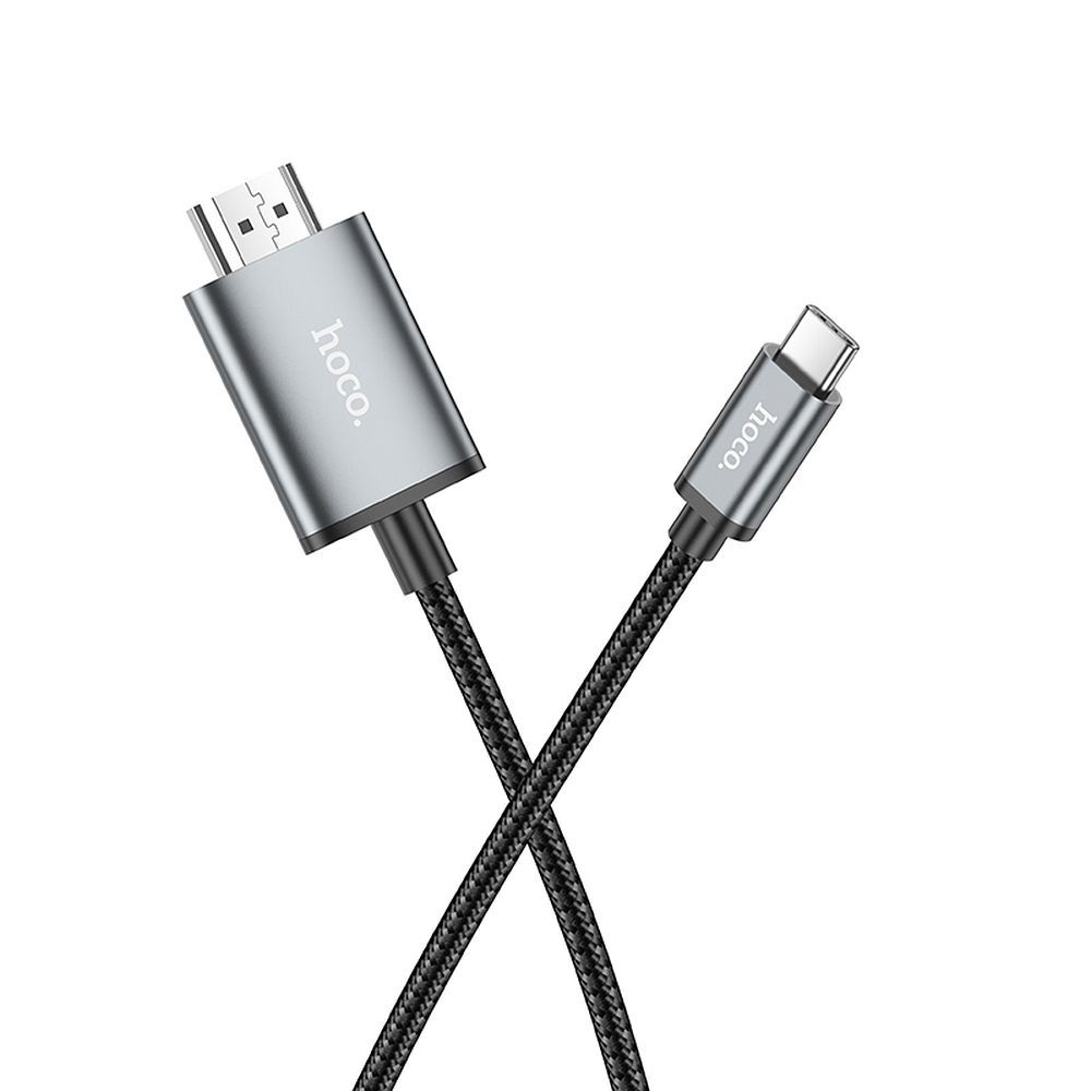 Câble Audio et Vidéo USB-C - HDMI HOCO UA27, 2m, Gris