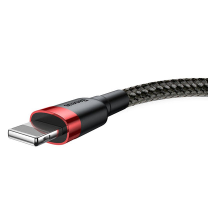 Câble de Données et de Charge USB-A - Lightning Baseus Cafule, 18W, 3m, Rouge CALKLF-R91